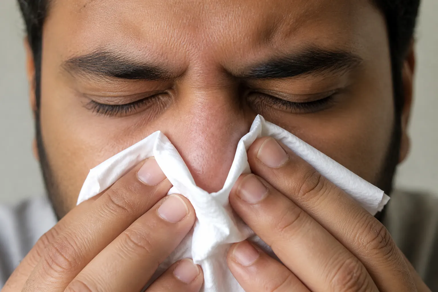 Sneezing & Congestion — educational image for Allergy