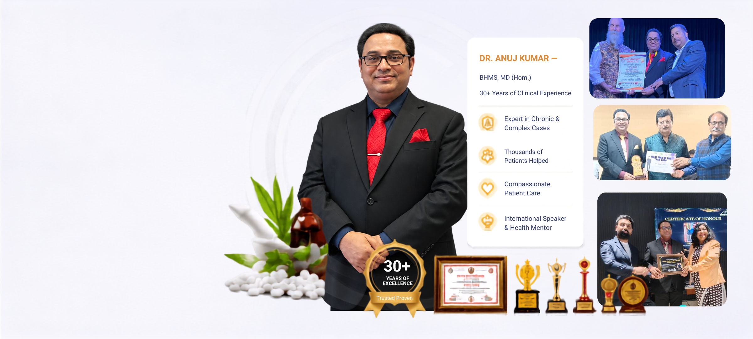 Dr. Anuj Kumar — Noida Homeopathic Point & Skin Care Centre