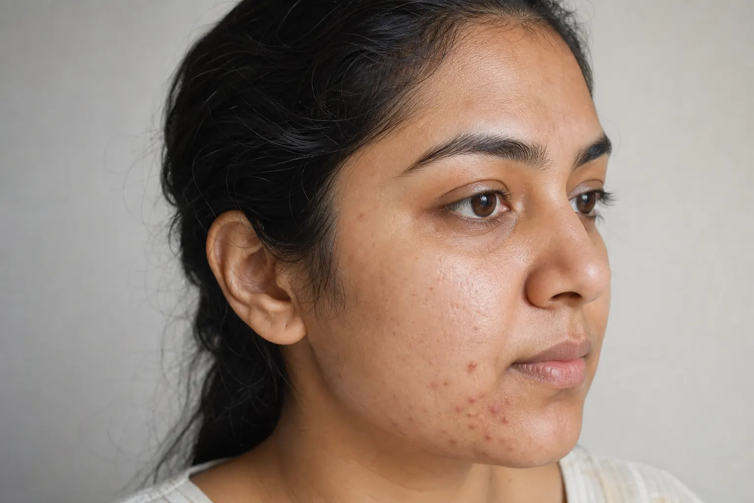 Acne Overlap — educational image for PCOD
