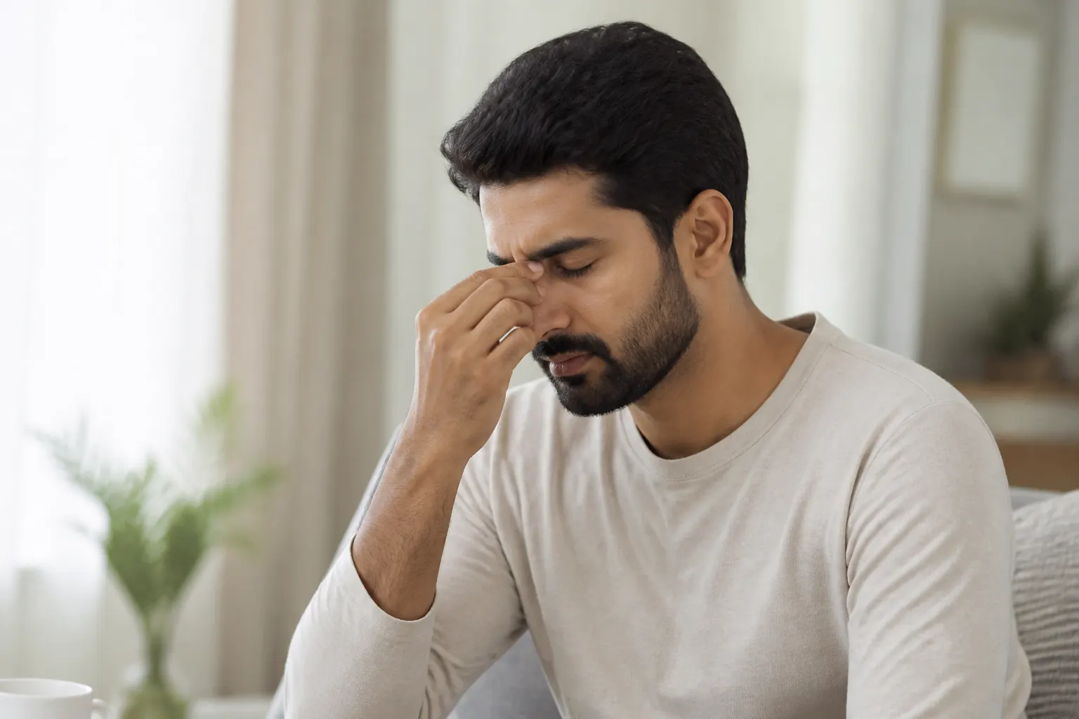 Educational image introducing sinusitis care